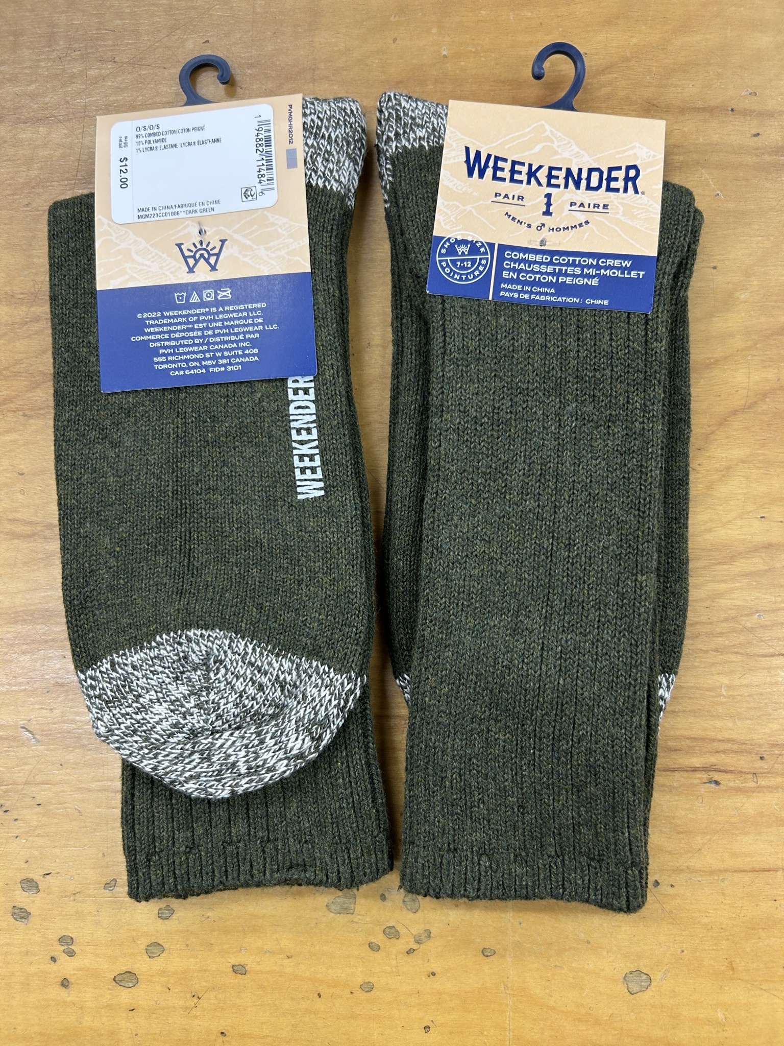 Mcgregor McGregor Hommes Weekender Heel/Toe Crew MGM223CC01