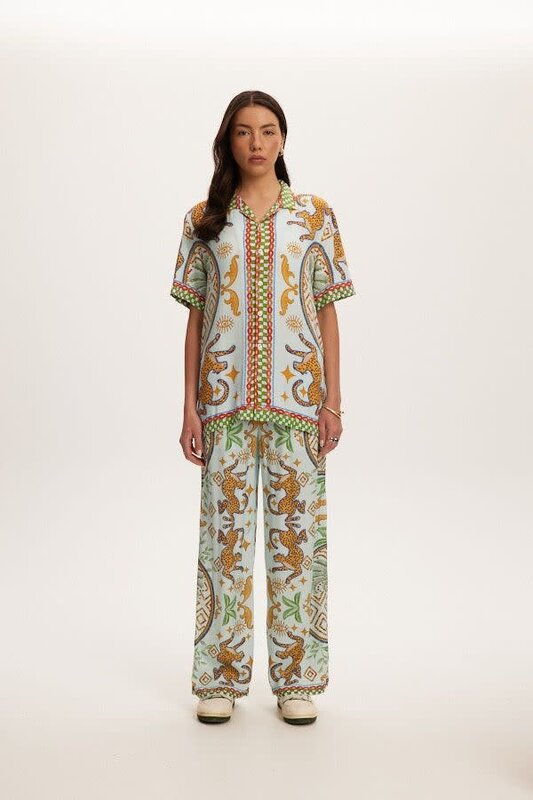 Kuwalla Kuwalla Femmes Jaguar Chemise UKUL-0125-SS008B