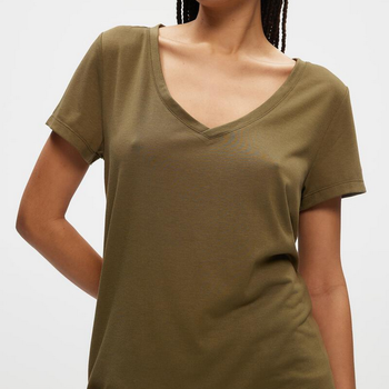 Kuwalla Kuwalla Women's Essential V-Neck Tee WKUL-0124-VNT752