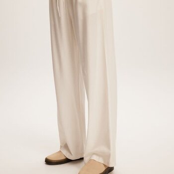 Kuwalla Kuwalla Femmes Freya Pantalon de Lin à Jambes AmplesWKUL-0125-FRW303L
