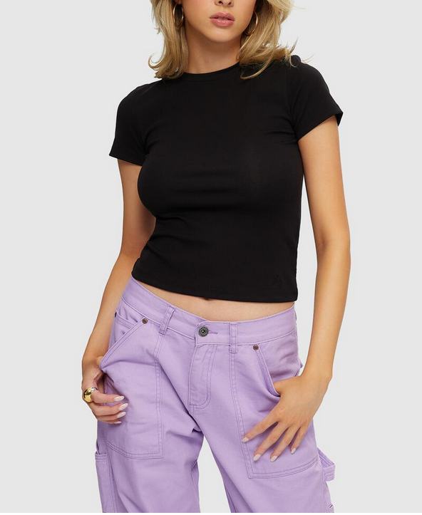 Kuwalla Kuwalla Women's Micro Rib Tee WKUL-MRT750