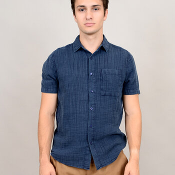 Hedge Hedge Hommes SS Chemise en Coton 56MW102S