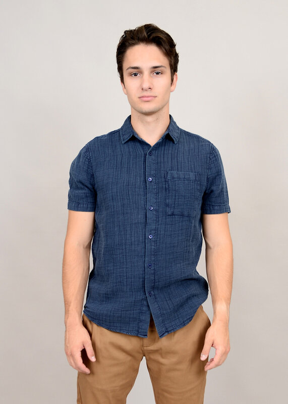 Hedge Hedge Hommes SS Chemise en Coton 56MW102S