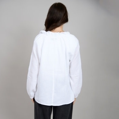 RD Style RD Style Women's Milana Puff LS V-Neck Top 56W029S