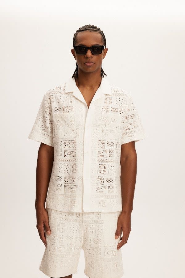 Kuwalla Kuwalla Men's Crochet Yacht Shirt 2.0 KUL-0125-CYS101