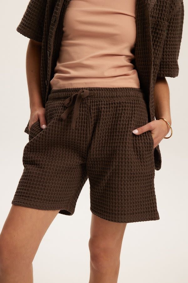Kuwalla Kuwalla Hommes Short Gaufre Lourde UKUL-0125-DBS114