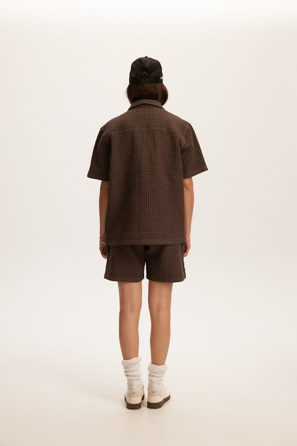 Kuwalla Kuwalla Hommes Short Gaufre Lourde UKUL-0125-DBS114