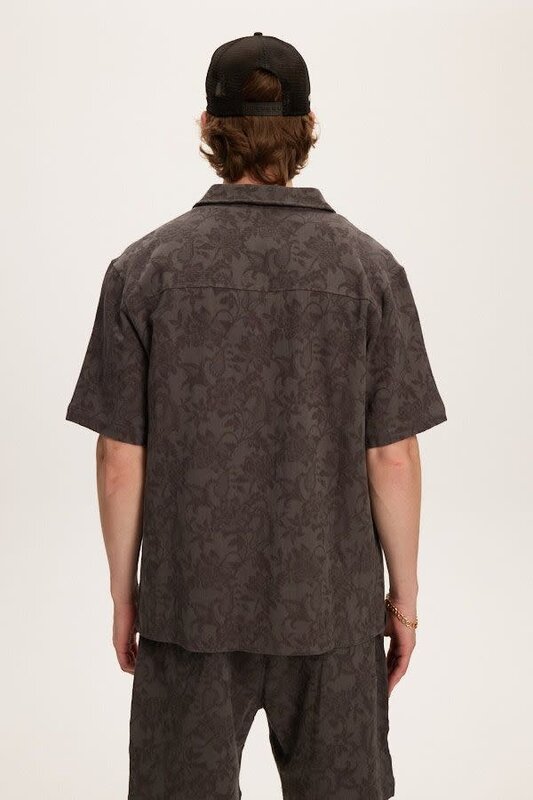 Kuwalla Kuwalla Hommes Chemise Jacquard Lin KUL-0125-SS012J