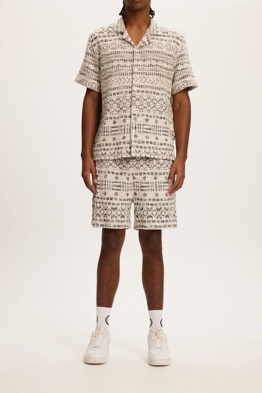 Kuwalla Kuwalla Hommes Jacquared Tribal Short KUL-0125-JTS109