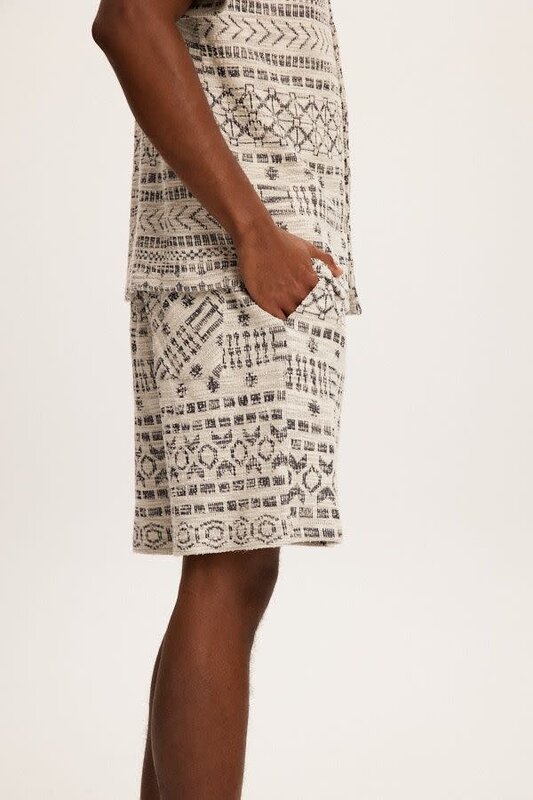 Kuwalla Kuwalla Men's Jacquared Tribal Short KUL-0125-JTS109