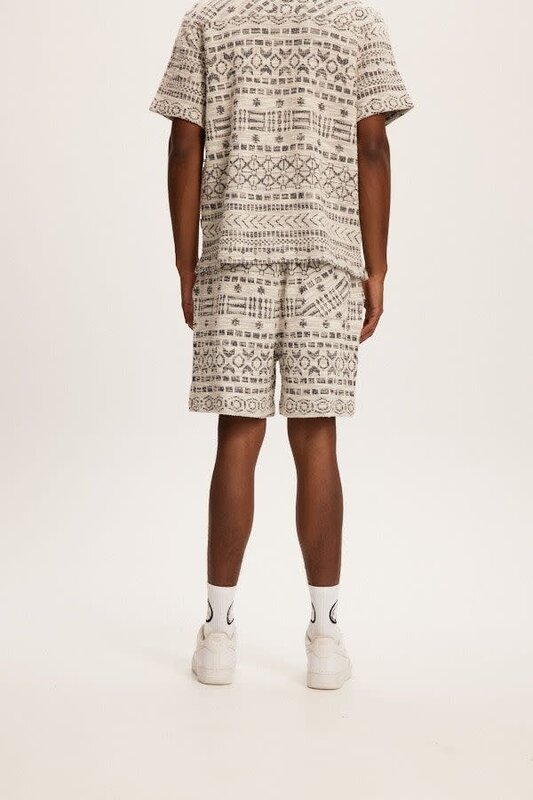 Kuwalla Kuwalla Hommes Jacquared Tribal Short KUL-0125-JTS109