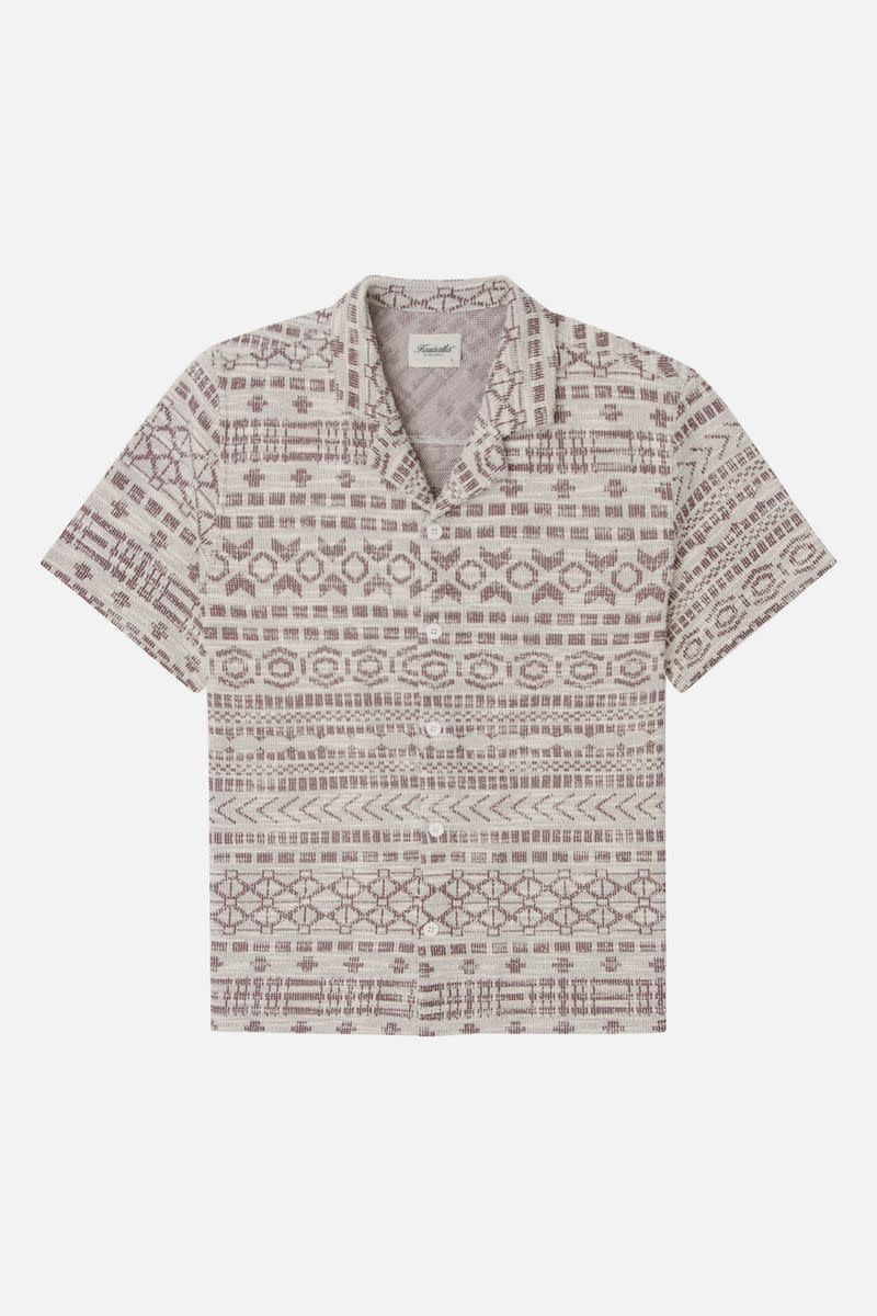Kuwalla Kuwalla Hommes Chemise Jacquard Tribal KUL-0125-JTS110