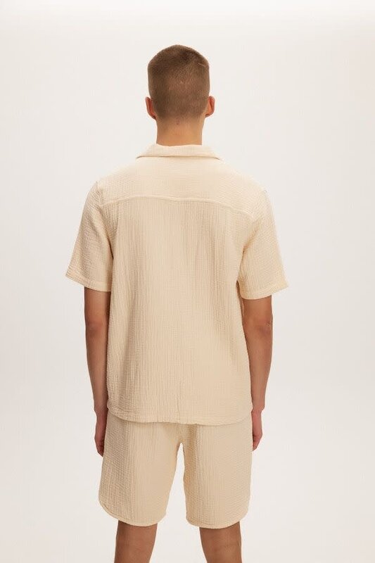 Kuwalla Kuwalla Hommes Chemise Resort Seersucker UKUL-0125-RST019B