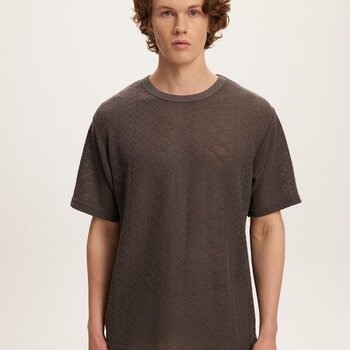 Kuwalla Kuwalla Hommes T-shirt en Jersey Crocheté KUL-0125-MRT607