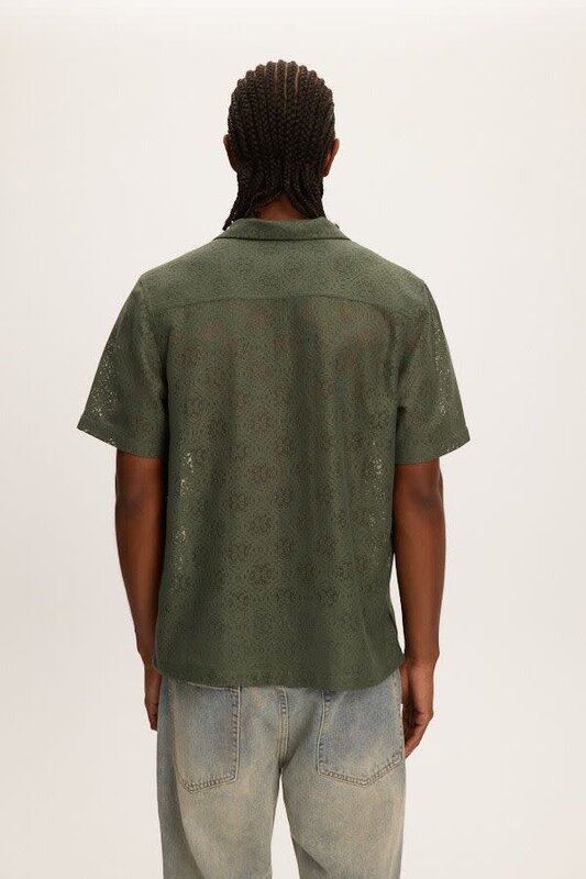 Kuwalla Kuwalla Men's Lace Yacht Shirt KUL-0125-LYS015