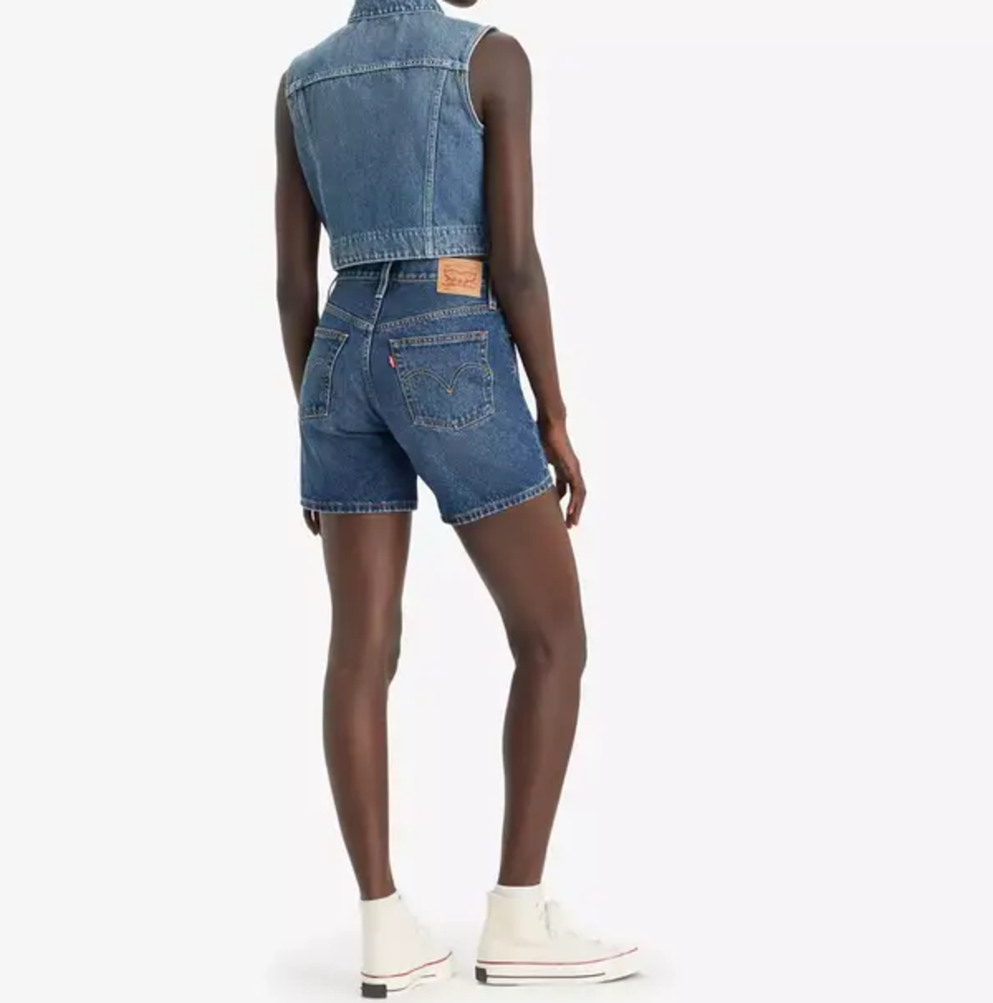 Levi's Femmes 501 Mid Thigh Short 85833-0056 - Magasin Schreter's