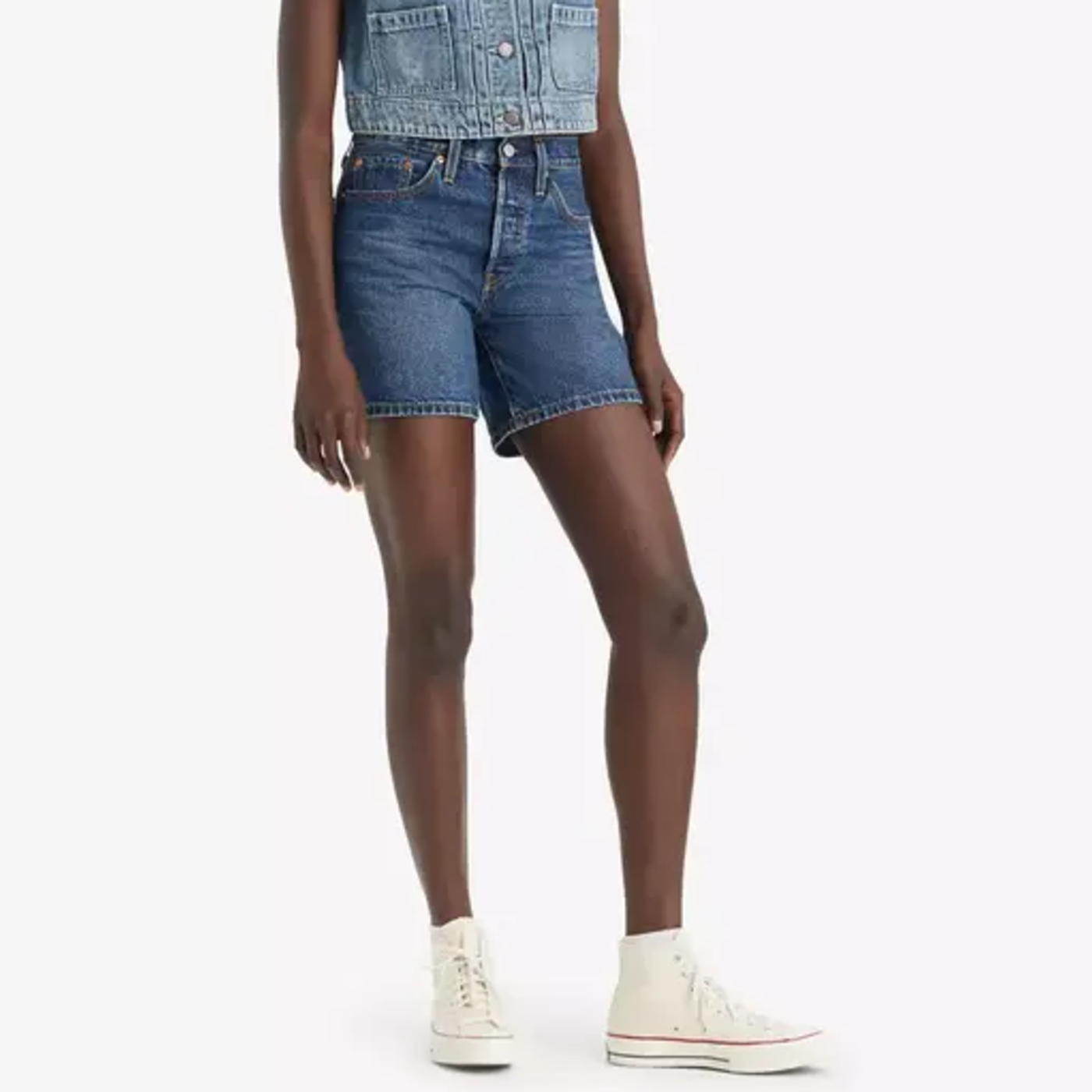 Levi's Women's 501 Mid Thigh Short 85833-0056 - Schreter's Clothing Store