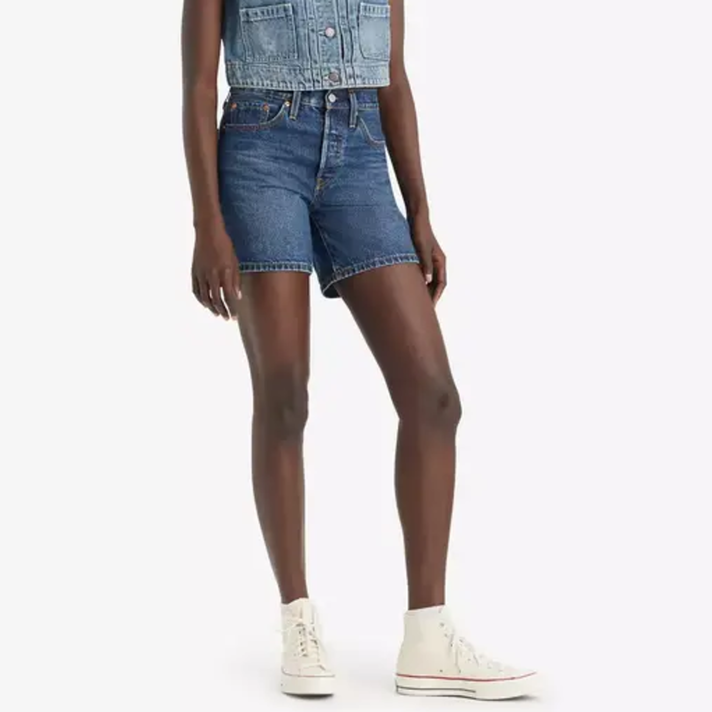 Levi's Women's 501 Mid Thigh Short 85833-0056 - Schreter's Clothing Store