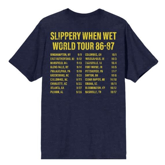 Bon Jovi Slippery When Wet Tour