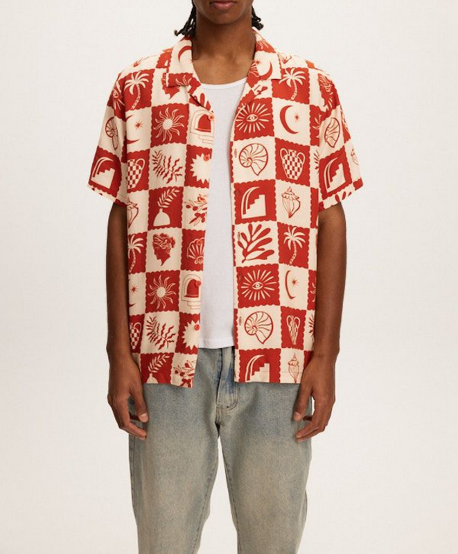 Kuwalla Kuwalla Hommes Chemise Plage KUL-0125-SS008B