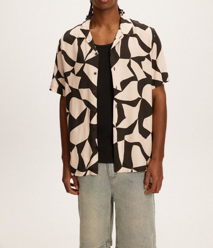 Kuwalla Kuwalla Men's Beach Shirt KUL-0125-SS008B