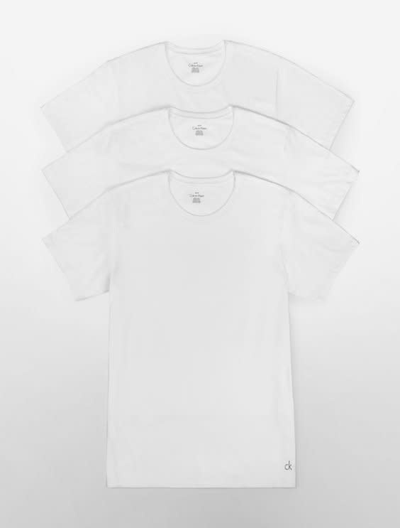 Calvin Klein Calvin Klein Men's 3 Pack Cotton Crew Top NB4011G