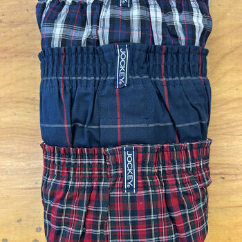 Jockey Jockey Men's 3 Pack Woven Boxers 7803