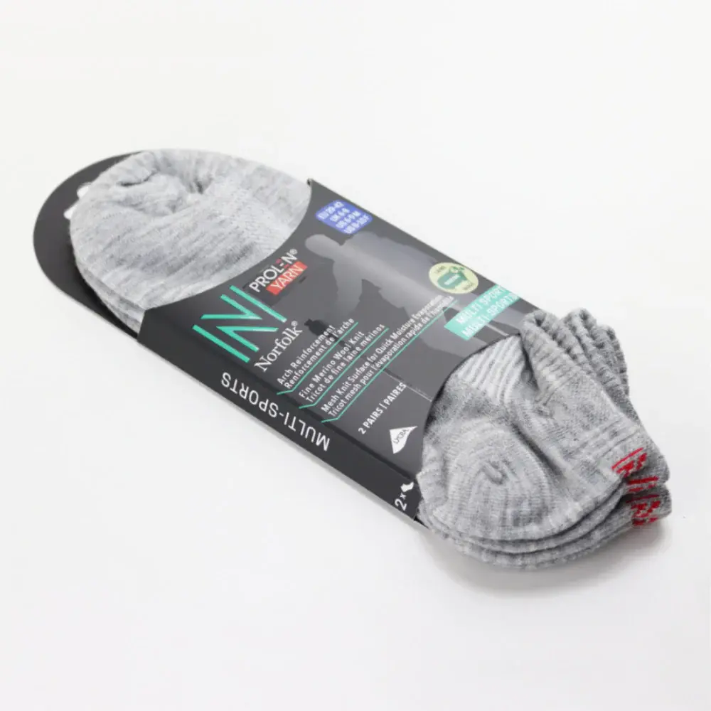 Norfolk Norfolk Unisex Sheldon-LC 2PK Low Cut Merino