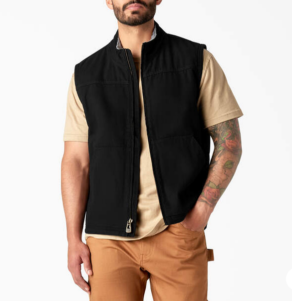 Dickies Dickies Men's Duck Fleece Lined Vest TE360