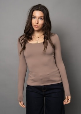 Second Skin Second Skin Femmes Marina Scoop  à Manches Longues 77T095S