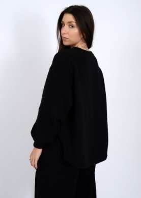 Cloth Cloth Femmes Lucina Ottoman Tricot Doux à Manches Longues Haut Bas 77T040S