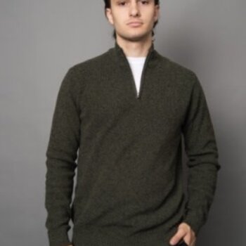 Hedge Hedge Men's 1/4 Zip Mock Sweater 77MSR312S