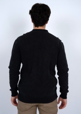 Hedge Hedge Men's 1/2 Zip Polo Collar Sweater 77MS320S