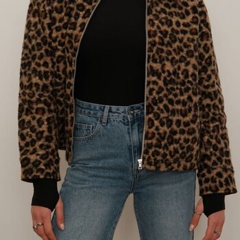 Kuwalla Kuwalla Femmes Manon Veste Léopard WKUL-0325-MLS803
