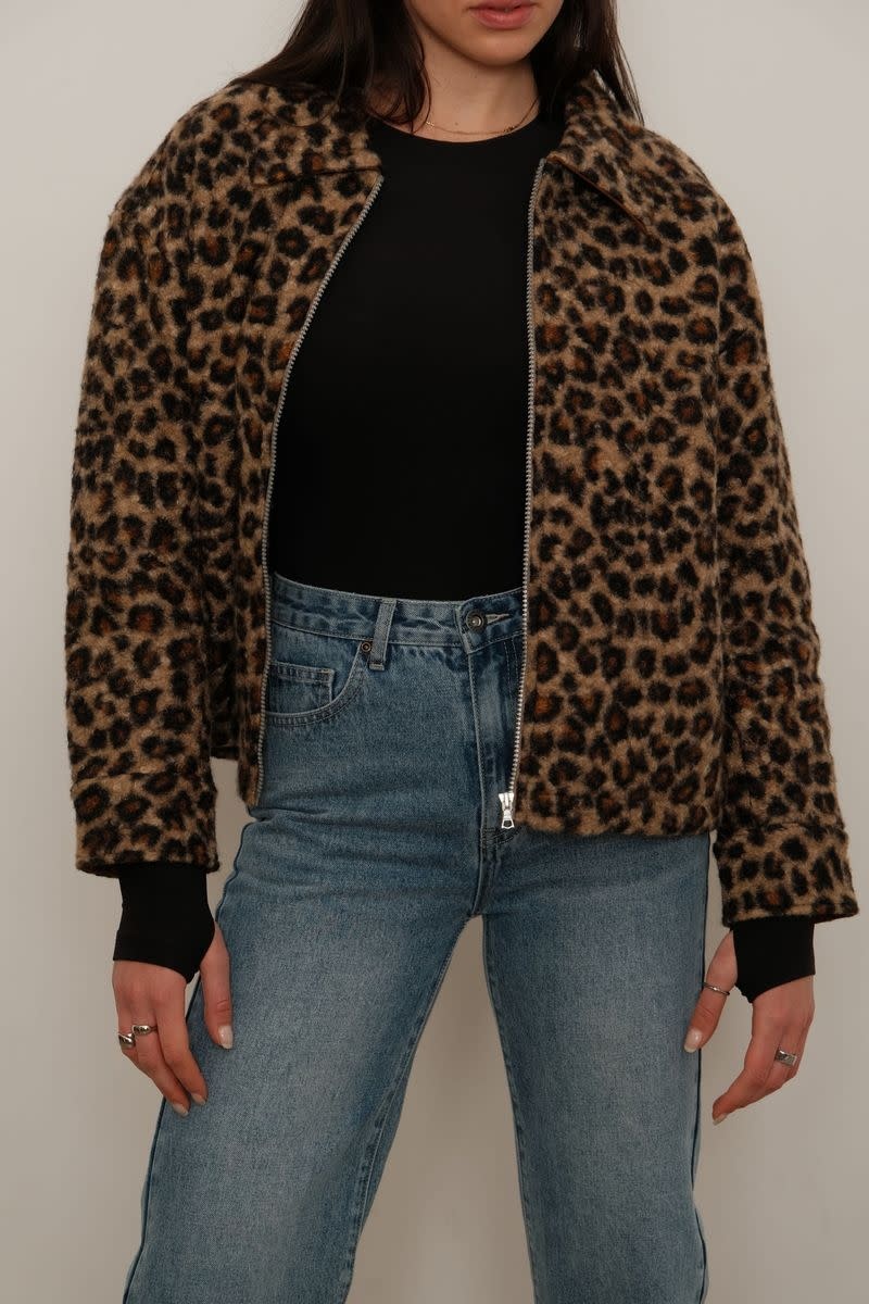 Kuwalla Kuwalla Femmes Manon Veste Léopard WKUL-0325-MLS803