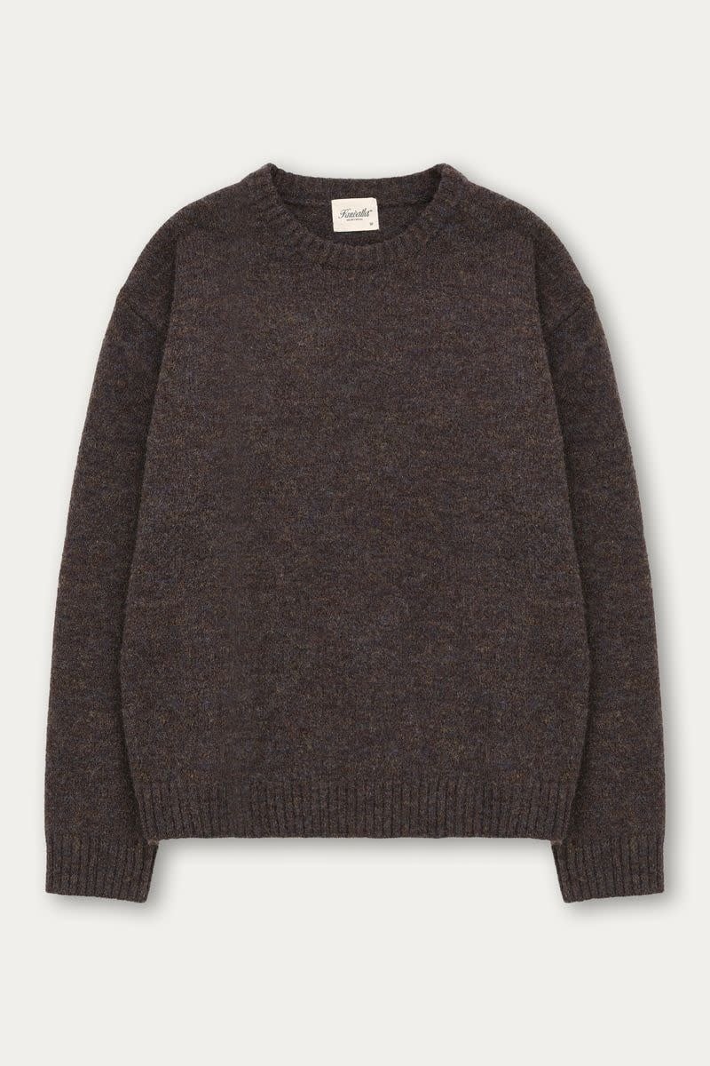 Kuwalla Kuwalla Femmes Chandail en Tricot Chiné UKUL-0325-MKC709