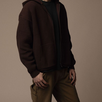 Kuwalla Kuwalla Men's Knitted Zip Hoodie UKUL-0325-KZH716