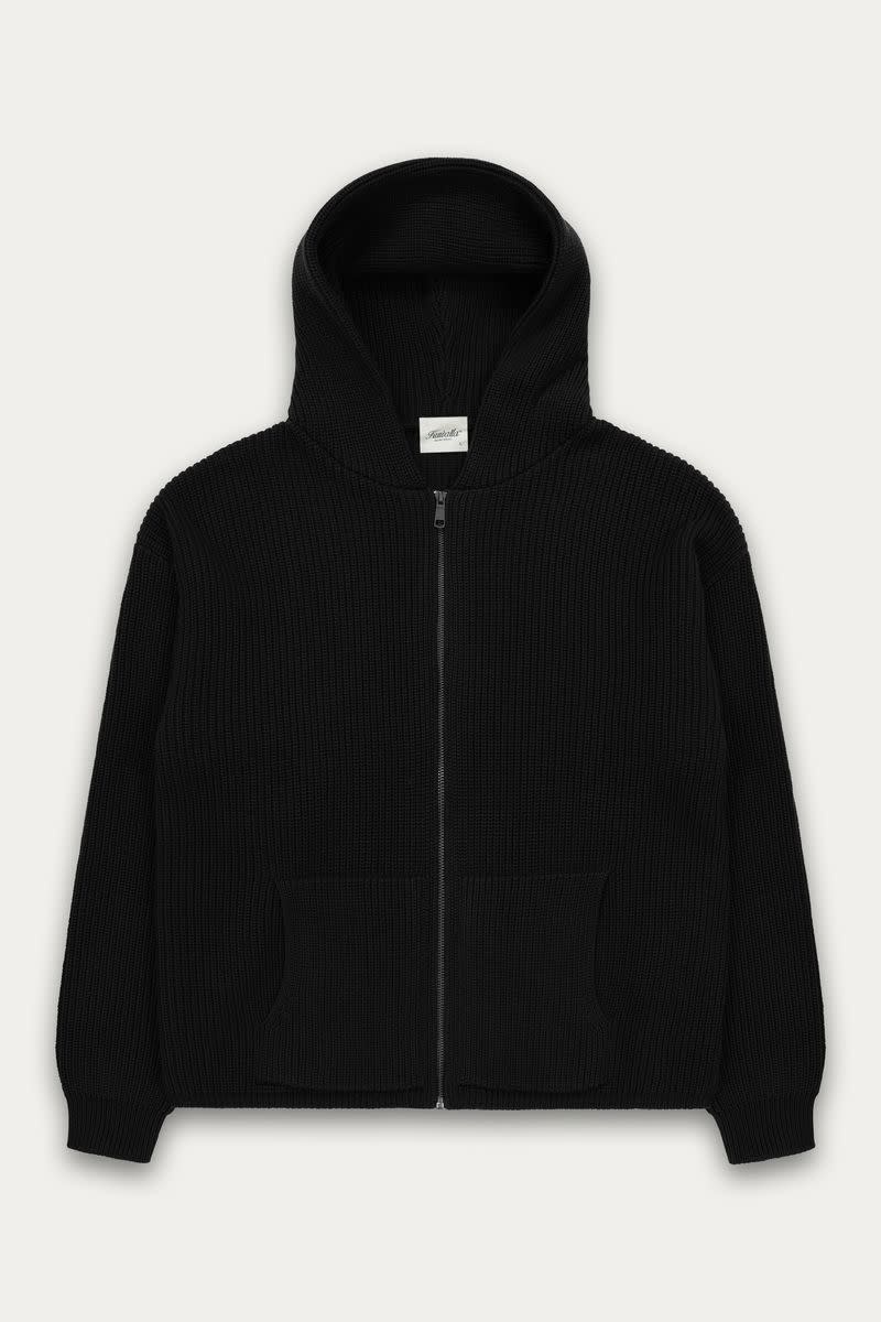 Kuwalla Kuwalla Hommes Chandail à Capuchon Tricoté à Fermeture éclair UKUL-0325-KZH716
