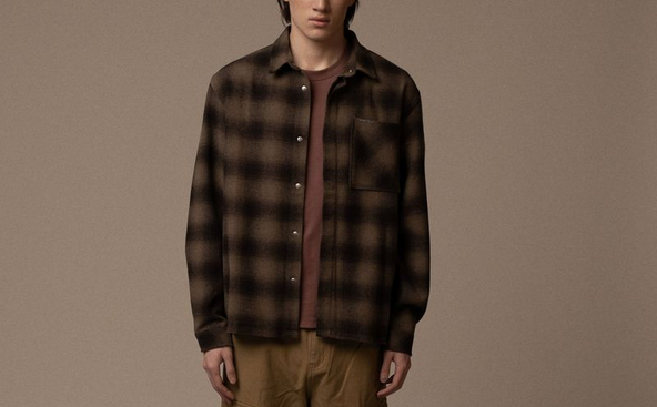 Kuwalla Kuwalla Hommes Chemise à Poches à Carreaux KUL-0325-PPS103
