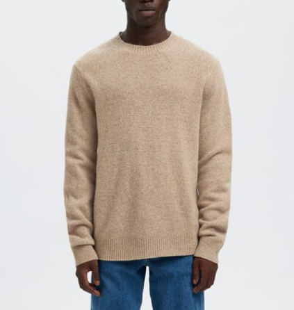 SELECTED Selected Men's LS Knit Crew Neck 16094644