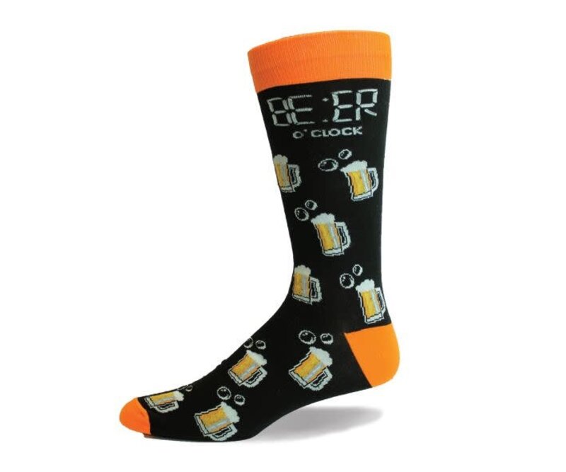 Crazy Toes Crazy Toes 05190 Beer O'Clock 13/Black 8-12