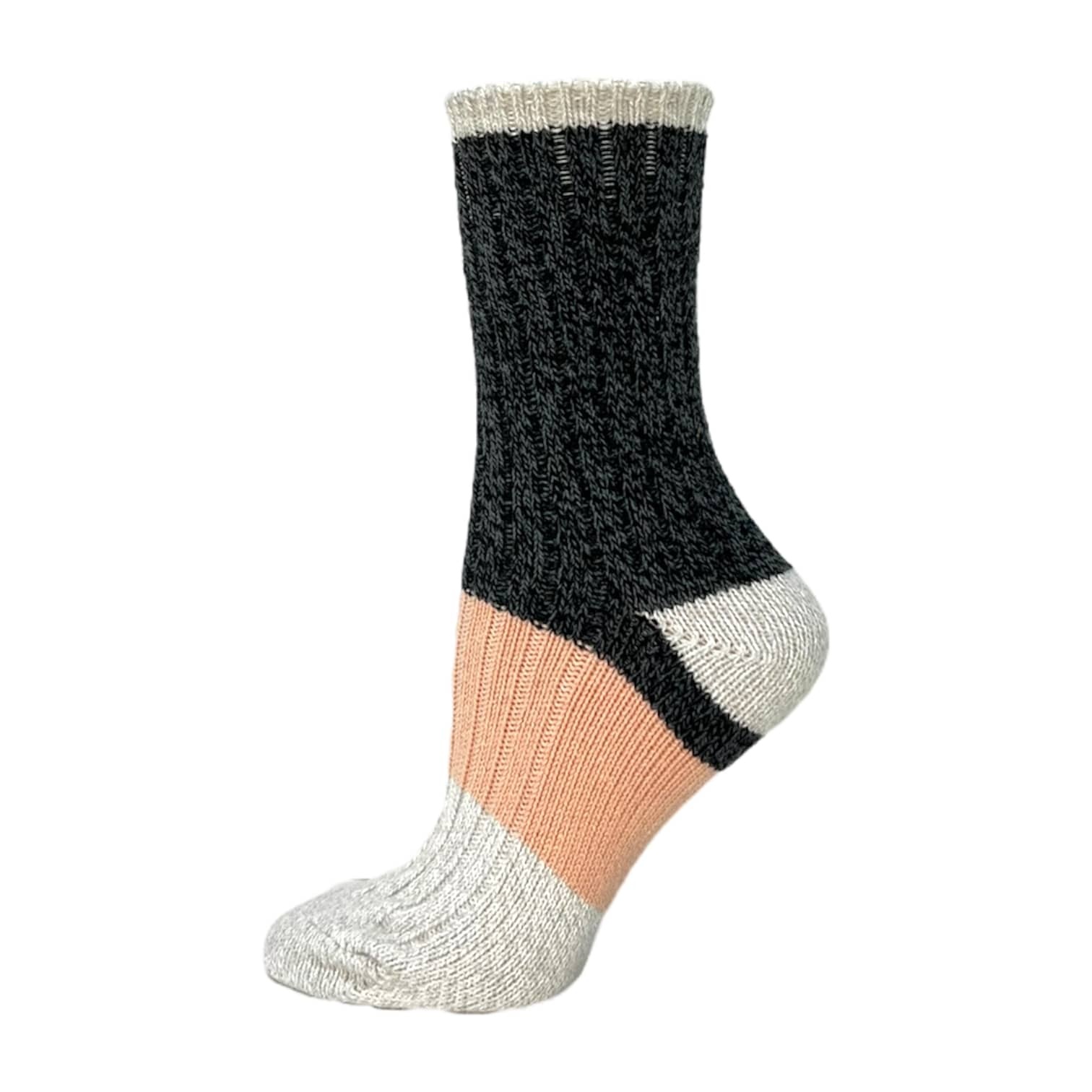 Key Socks Key Femmes SG025 Bas Polytam Block