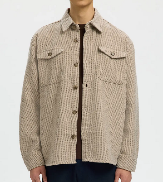 SELECTED Selected Hommes Laine Chemise 16086503