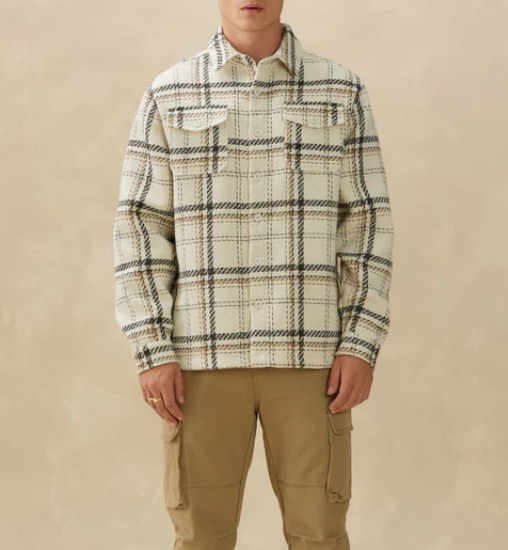 Kuwalla Kuwalla Hommes Chemise à Carreaux épais KUL-0325-SHK102