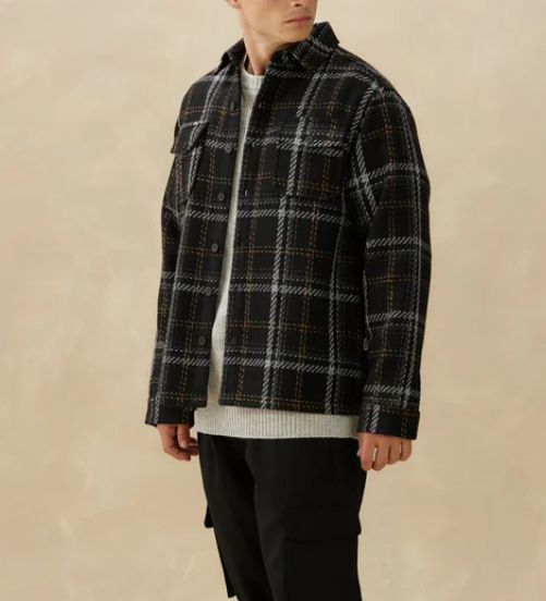 Kuwalla Kuwalla Hommes Chemise à Carreaux épais KUL-0325-SHK102