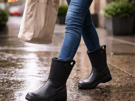 Slip-Resistant Rain Boots: Traction Features for Safety on Wet Surfaces