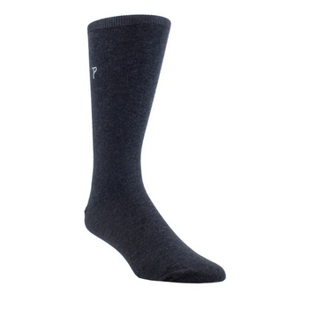 Perri's Socks Perri's Socks Men's Everyday Dress Crew Flat Knit EDD104-M