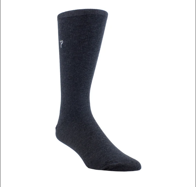Perri's Socks Perri's Socks Men's Everyday Dress Crew Flat Knit EDD104-M