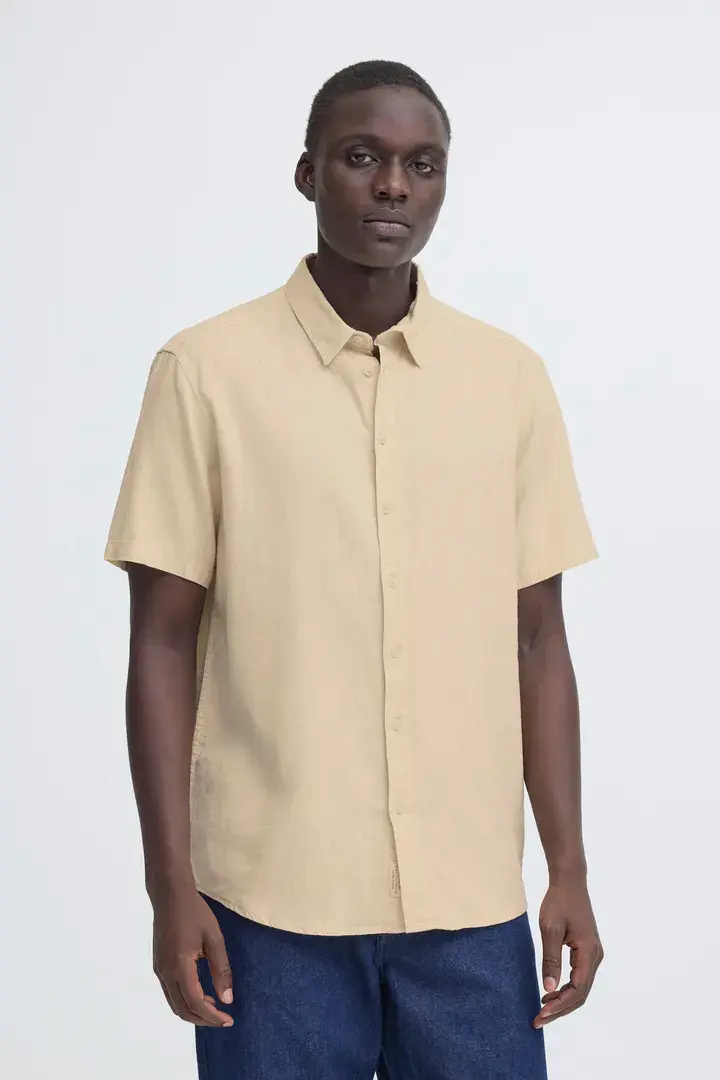 Blend Blend Men's Bobby Linen Shirt 20720222