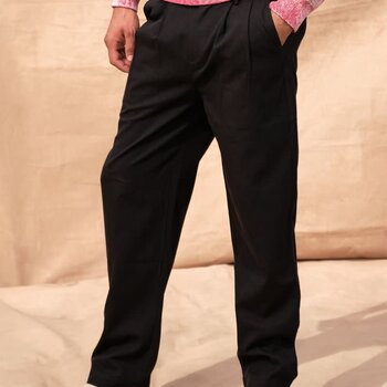 Kuwalla Kuwalla Men's Linen Double Pleated KUL-0126-LPP310